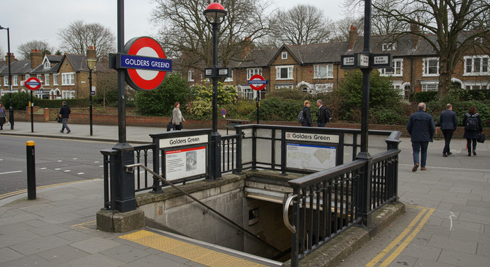 Golders Green Underground station entrance